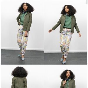 Carleen Triangle Pocket Jacket in Sage, size M